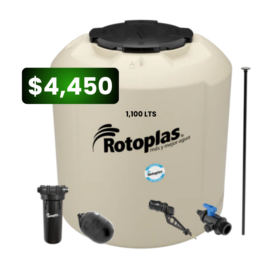 Hidro Soluciones Tinaco RotoPlas 1100 litros