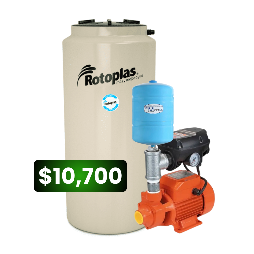 Hidro Soluciones Tinaco RotoPlas Bomba Agua Periferica
