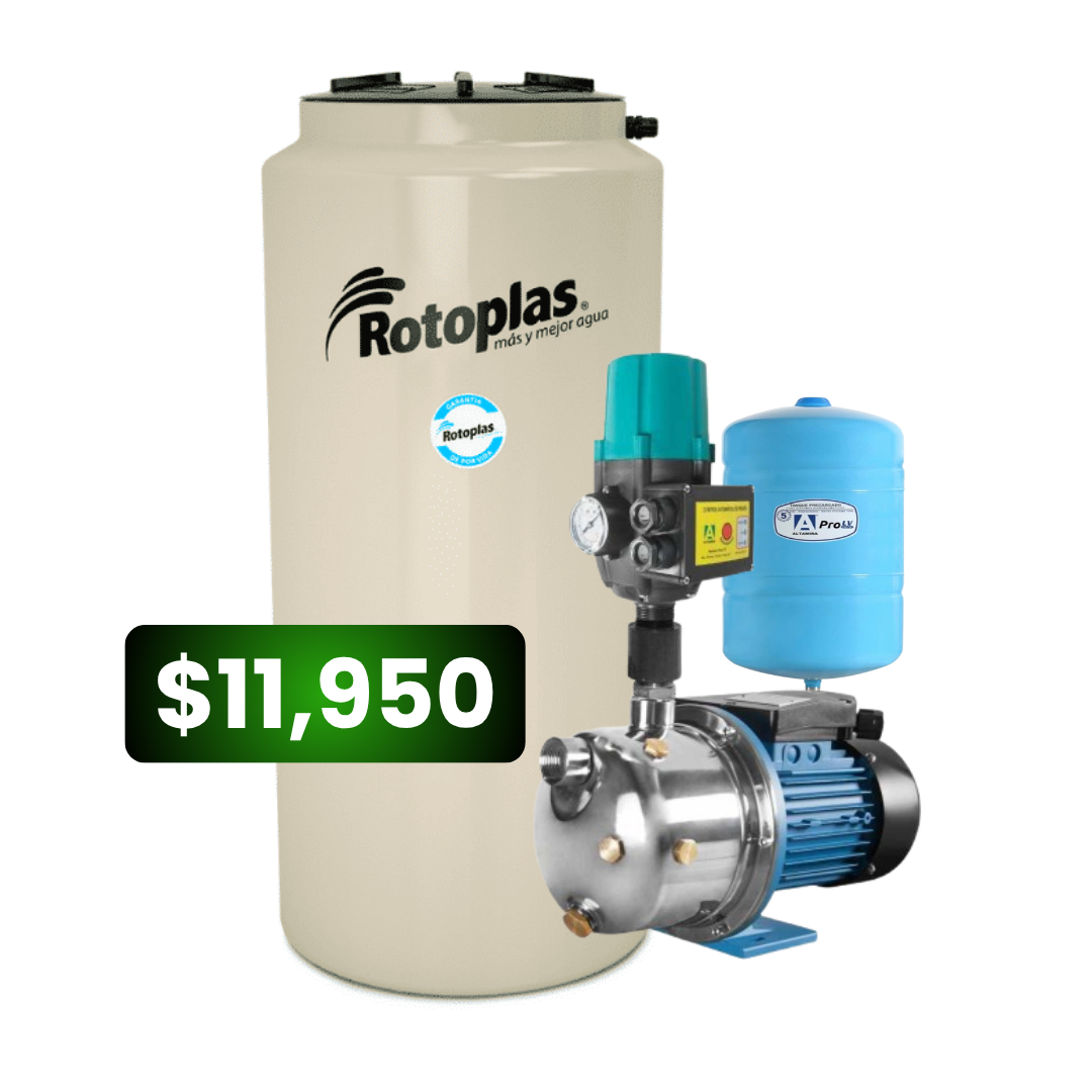 Hidro Soluciones Tinaco RotoPlas Bomba Agua Periferica 2