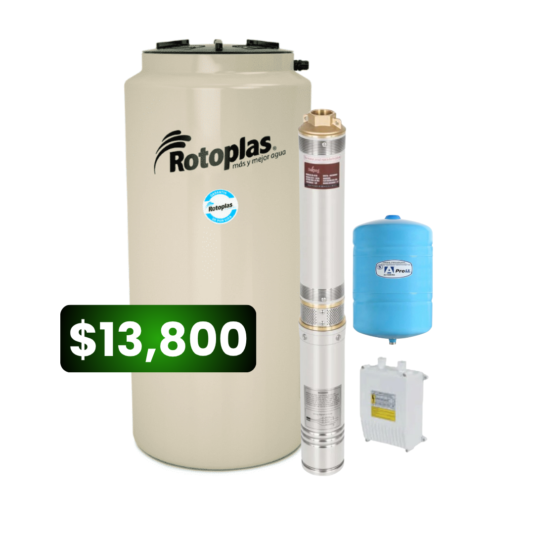 Hidro Soluciones Tinaco RotoPlas Bomba Agua Periferica 3